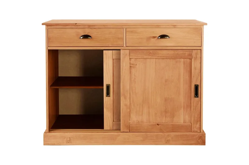 Skænk Harry 115x40x85 cm, Bejdset/Voks - 115x40x85 cm, Bejdset/Voks - Opbevaring - Opbevaringsmøbler - Skænke & sideboards