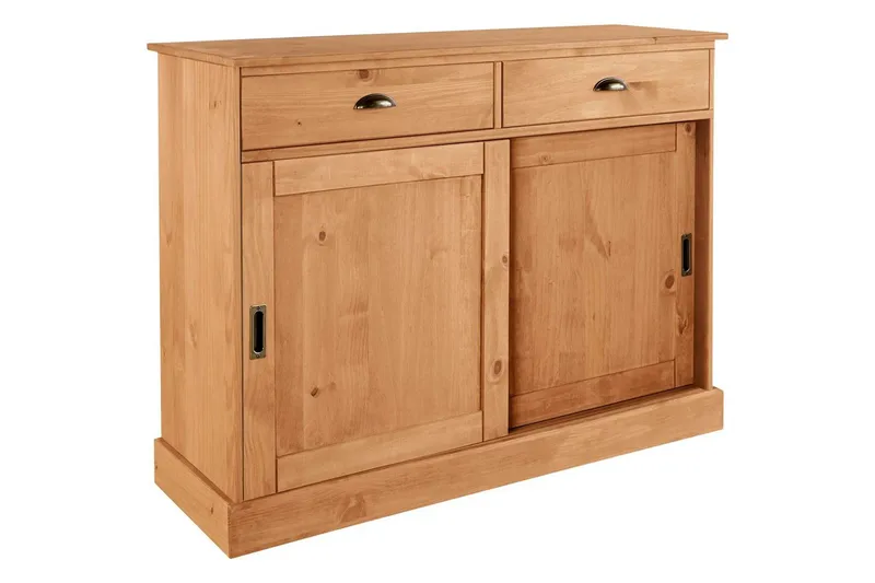 Skænk Harry 115x40x85 cm, Bejdset/Voks - 115x40x85 cm, Bejdset/Voks - Opbevaring - Opbevaringsmøbler - Skænke & sideboards