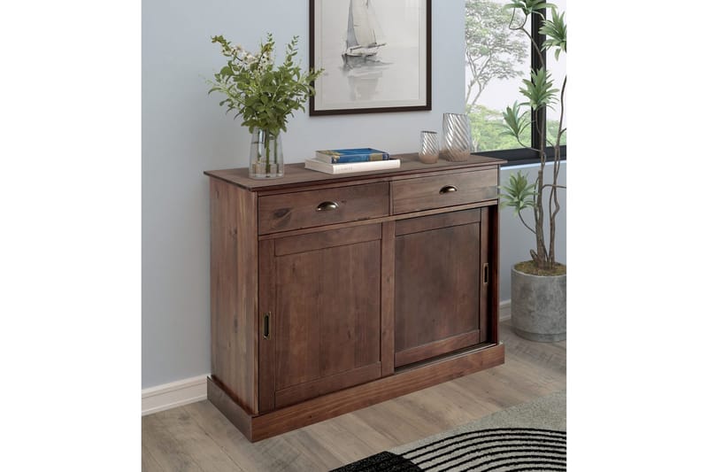 Skænk Harry 115x40x85 cm, Brun - 115x40x85 cm, Brun - Møbler - Borde - Aflastningsbord