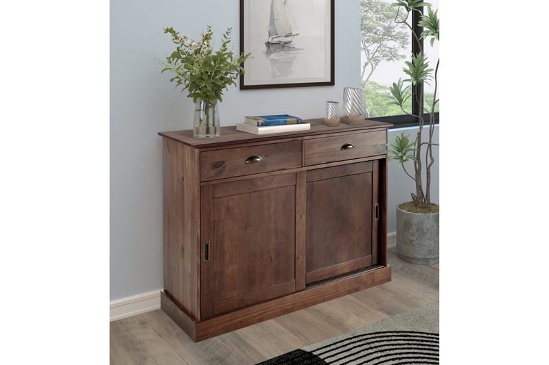 Skænk Harry 115x40x85 cm, Brun - 115x40x85 cm, Brun - Opbevaring - Opbevaringsmøbler - Skænke & sideboards