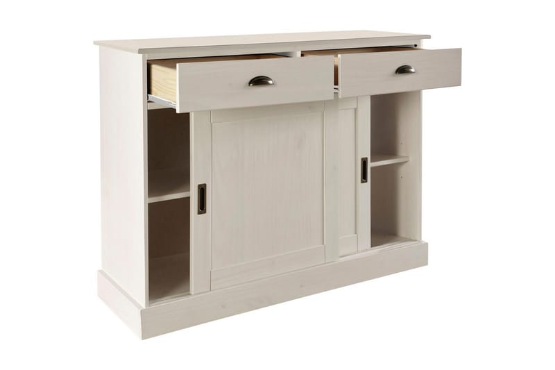 Skænk Harry 115x40x85 cm, Hvid - 115x40x85 cm, Hvid - Møbler - Borde - Aflastningsbord