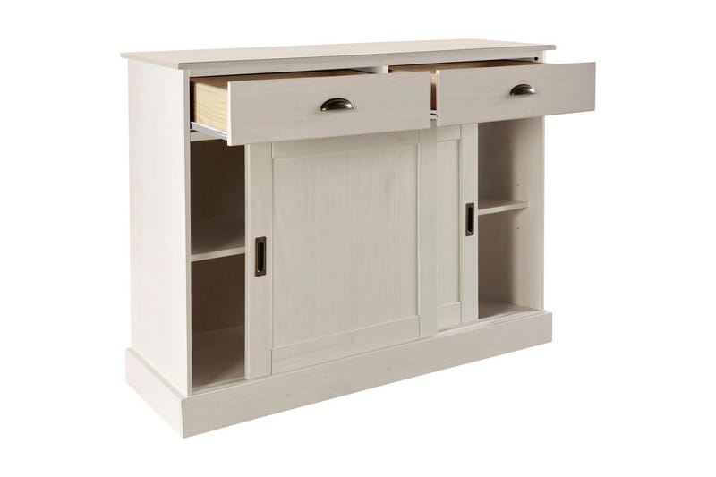 Skænk Harry 115x40x85 cm, Hvid - 115x40x85 cm, Hvid - Opbevaring - Opbevaringsmøbler - Skænke & sideboards