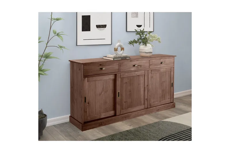 Skænk Harry 170x40x85 cm, Brun - 170x40x85 cm, Brun - Opbevaring - Opbevaringsmøbler - Skænke & sideboards