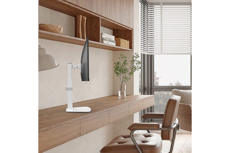 Skærmarm bordbeslag Desire2 Maks Belastning 12 kg - Hvid - Møbler - Borde - Bordtilbehør