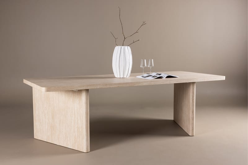 Skagen Spisebord 240x100 cm - Beige - Møbler - Borde - Spisebord og køkkenbord