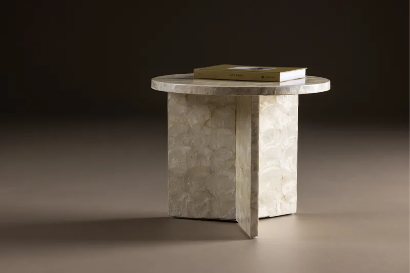 Smögen Sofabord 40 cm Rund - Lys grå - Møbler - Borde - Sofabord