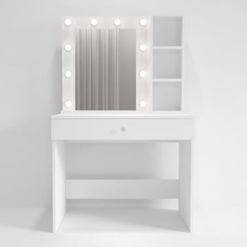 Sminkebord Hanah Home Marlowe (80 x 147 x 42,5 cm) Hvid - Hvid - Møbler - Borde - Sminkebord & konsolbord