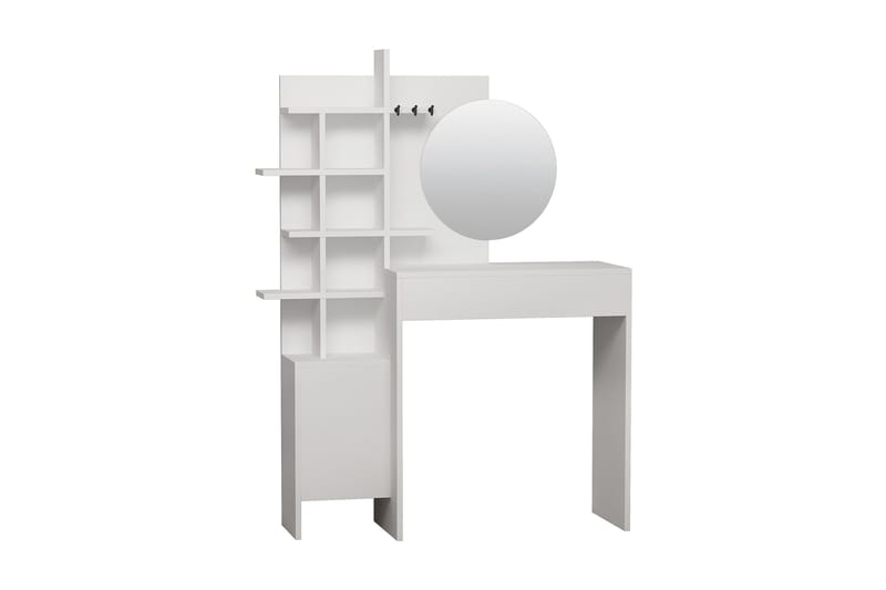 Decorta Makeup-bord - Hvid - Møbler - Borde - Sminkebord & konsolbord - Makeup bord med spejl