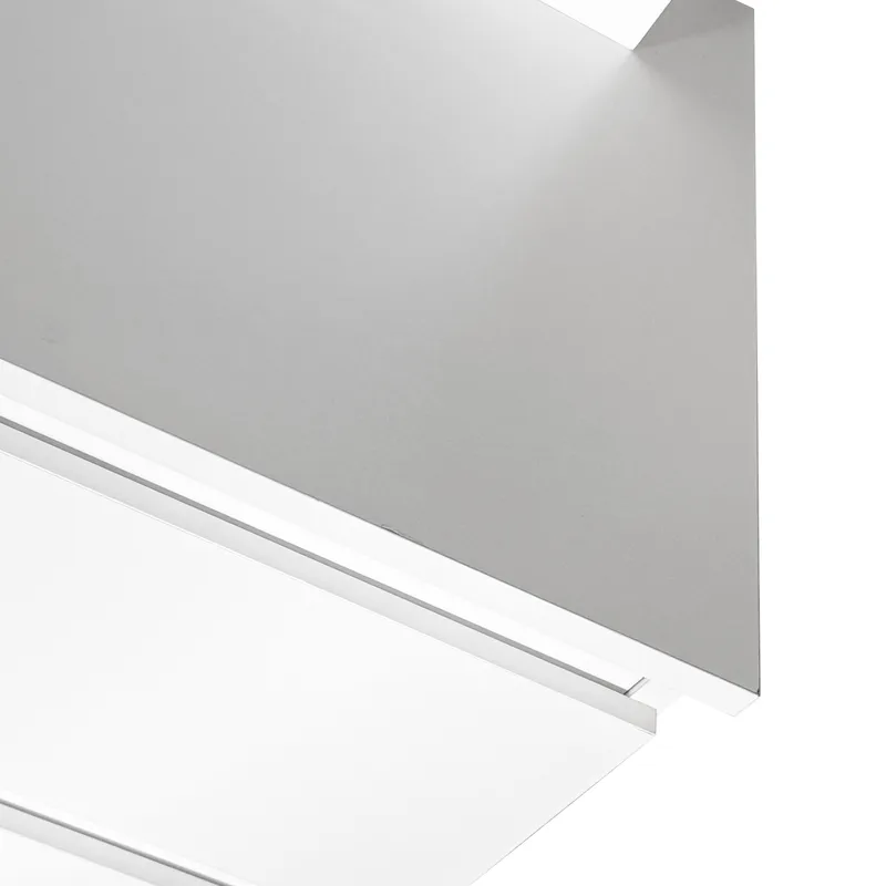 Glow Sminkebord 94 cm med spejl, skuffer og skammel – LED-belysning - Hvid - Møbler - Borde - Sminkebord & konsolbord