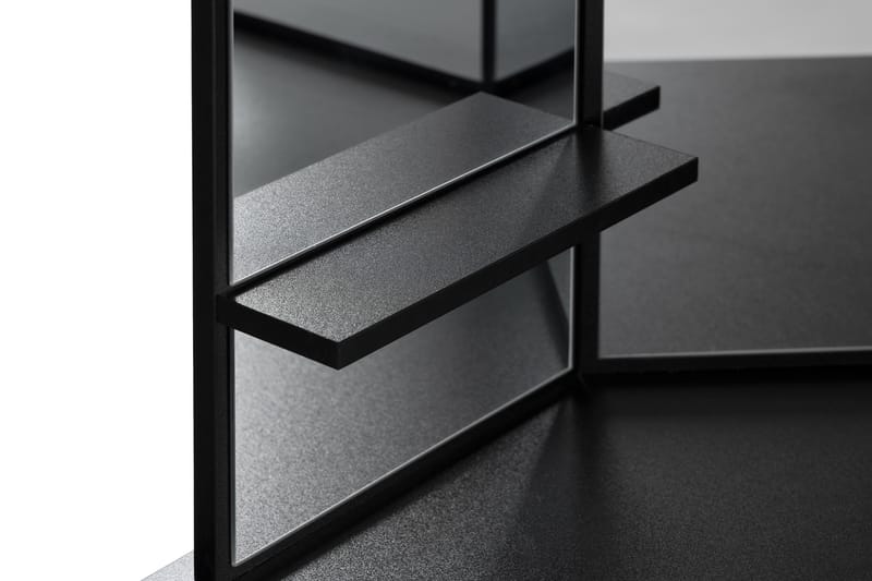 Hakebo Makeup bord 140 cm - Sort - Møbler - Borde - Sminkebord & konsolbord