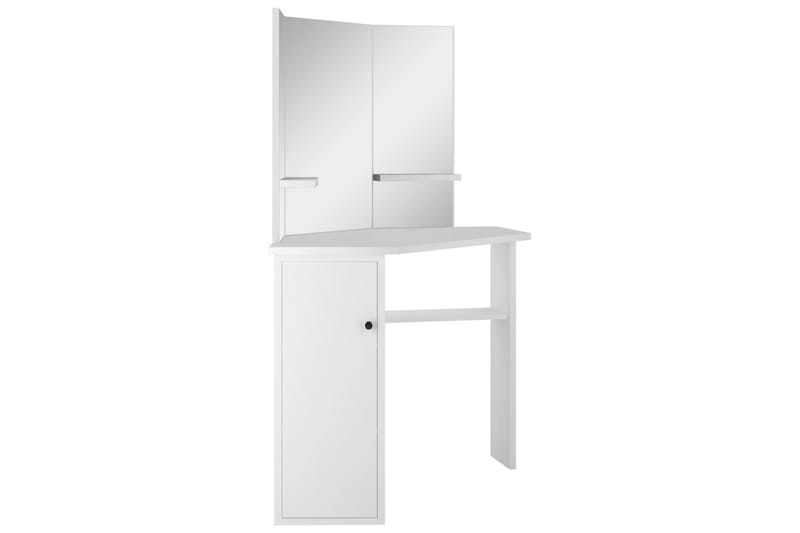 Kosmetikbord Hjørnedesign Hvid - Møbler - Borde - Sminkebord & konsolbord