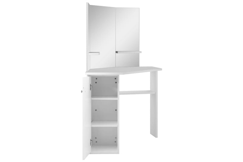 Kosmetikbord Hjørnedesign Hvid - Møbler - Borde - Sminkebord & konsolbord