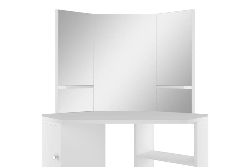 Kosmetikbord Hjørnedesign Hvid - Møbler - Borde - Sminkebord & konsolbord