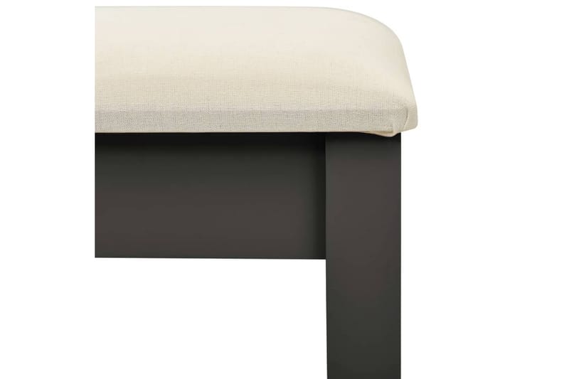 Kosmetikbord Med Taburet 65x36x128 cm Kejsertræ Mdf Grå - Møbler - Borde - Sminkebord & konsolbord