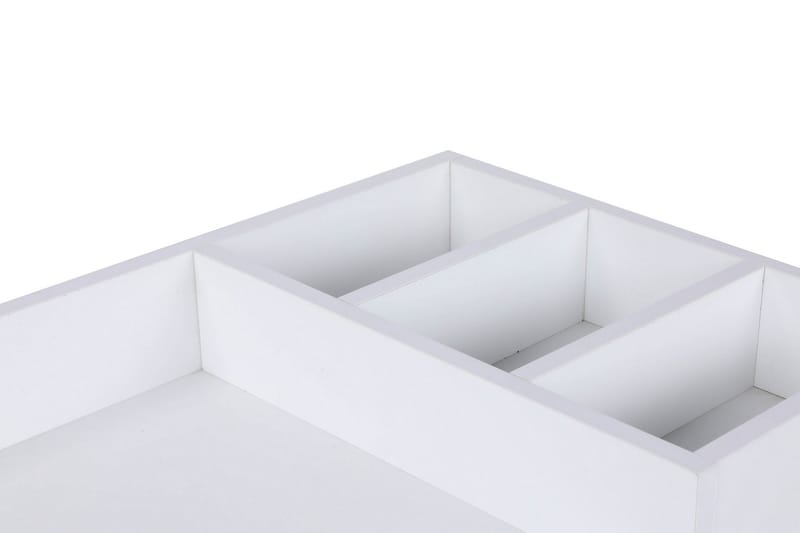 Levents Makeup bord100 cm - Hvid / Sort - Møbler - Borde - Sminkebord & konsolbord