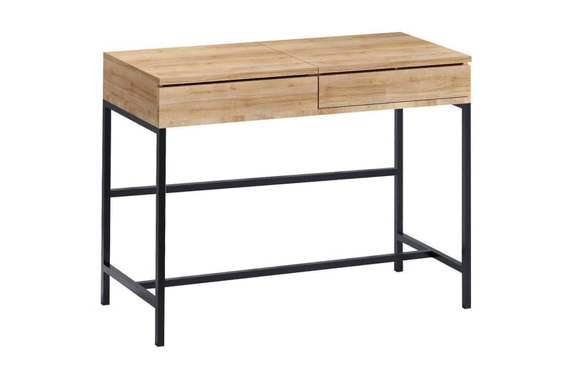 Makeup bord Eg| Sort - Møbler - Borde - Sminkebord & konsolbord - Makeup bord med spejl