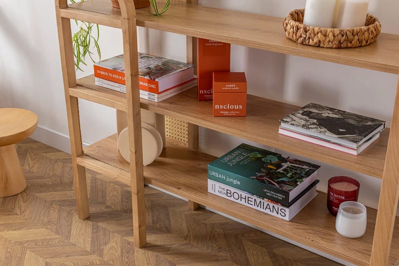 Makwana Sminkebord 110 cm - Nature - Møbler - Borde - Sminkebord & konsolbord