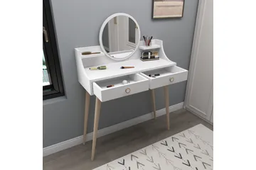 Mamt Sminkebord 90 cm - Hvid - Møbler - Borde - Sminkebord & konsolbord