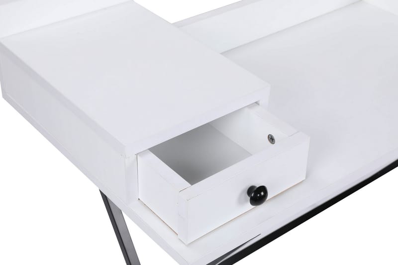 Middenmeer Makeup bord  100 cm - Hvid / Sort - Møbler - Borde - Sminkebord & konsolbord