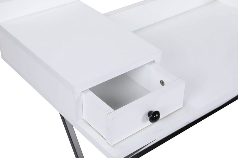 Middenmeer Makeup bord  100 cm - Hvid / Sort - Møbler - Borde - Sminkebord & konsolbord