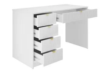Novaj Makeupbord med skuffer 120x55 cm - Sort - Møbler - Borde - Sminkebord & konsolbord