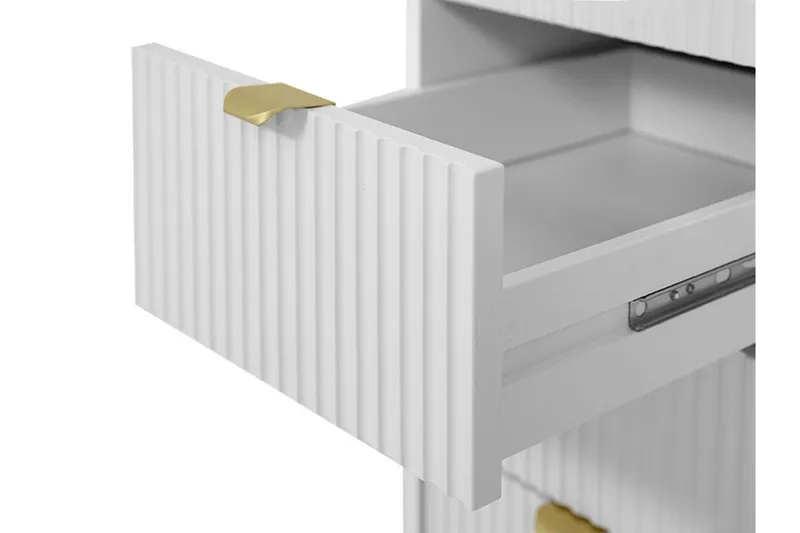 Novaj Makeupbord med skuffer 120x55 cm - Sort - Møbler - Borde - Sminkebord & konsolbord