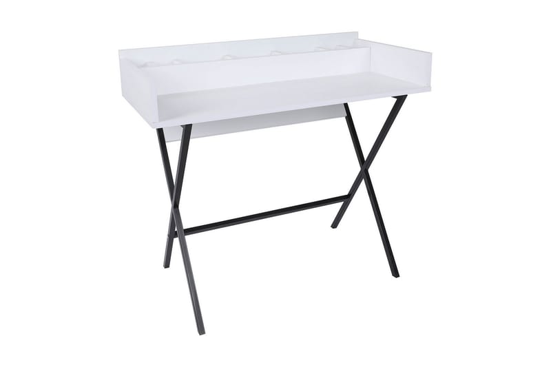 Pyke Makeup bord 100 cm - Hvid/Sort - Møbler - Borde - Sminkebord & konsolbord