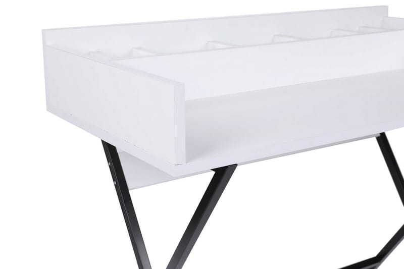 Pyke Makeup bord 100 cm - Hvid/Sort - Møbler - Borde - Sminkebord & konsolbord