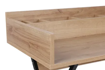 Pyke Makeup bord 100 cm - Natur / sort - Møbler - Borde - Sminkebord & konsolbord