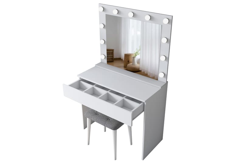 Rambiri Sminkebord 90 cm - Glas - Møbler - Borde - Sminkebord & konsolbord