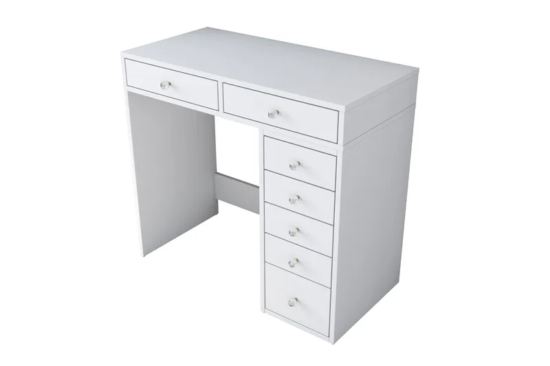 Ramender Sminkebord 90 cm - Hvid - Møbler - Borde - Sminkebord & konsolbord