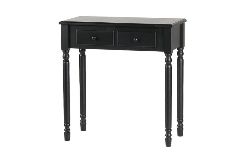 Skarvon Sminkebord - Sort - Møbler - Borde - Sminkebord & konsolbord - Makeup bord med spejl