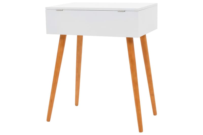 Sminkebord Med Spejl Mdf 60 X 40 X 75 Cm - Hvid - Møbler - Borde - Sminkebord & konsolbord