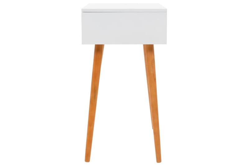 Sminkebord Med Spejl Mdf 60 X 40 X 75 Cm - Hvid - Møbler - Borde - Sminkebord & konsolbord