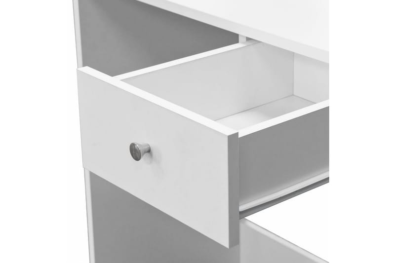 Sminkebord Spånplade 75 X 40 X 141 Cm Hvid - Hvid - Møbler - Borde - Sminkebord & konsolbord