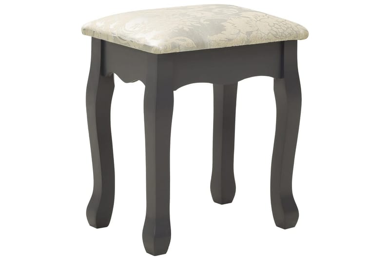 Sminkebordssæt Med Taburet 50x59x136 cm Kejsertræ Grå - Møbler - Borde - Sminkebord & konsolbord