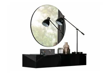 Staffin Sminkbord 100x38 cm - Sort - Møbler - Borde - Sminkebord & konsolbord