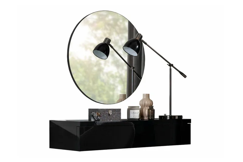 Staffin Sminkbord 100x38 cm, Sort