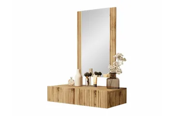 Strontian Sminkbord 80x42 cm Scandinavian Choice Brown - Møbler - Borde - Sminkebord & konsolbord