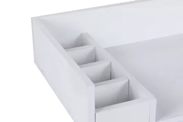 Timiza Makeup bord 100 cm - Hvid/Sort - Møbler - Borde - Sminkebord & konsolbord