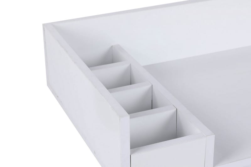 Timiza Makeup bord 100 cm - Hvid/Sort - Møbler - Borde - Sminkebord & konsolbord