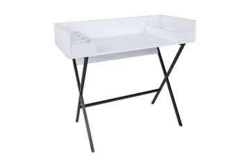 Timiza Makeup bord 100 cm - Hvid/Sort - Møbler - Borde - Sminkebord & konsolbord