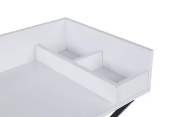 Timiza Makeup bord 100 cm - Hvid/Sort - Møbler - Borde - Sminkebord & konsolbord