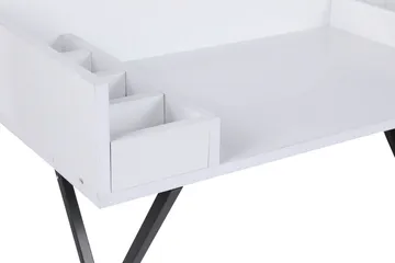 Timiza Makeup bord 100 cm - Hvid/Sort - Møbler - Borde - Sminkebord & konsolbord