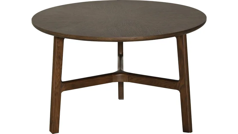 Sofabord Älvros 65 cm - Brunlakeret eg - Møbler - Borde - Sofabord