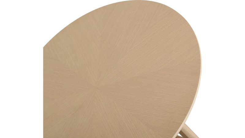Sofabord Älvros 65 cm - Brunlakeret og hvidpigmenteret eg - Møbler - Borde - Sofabord