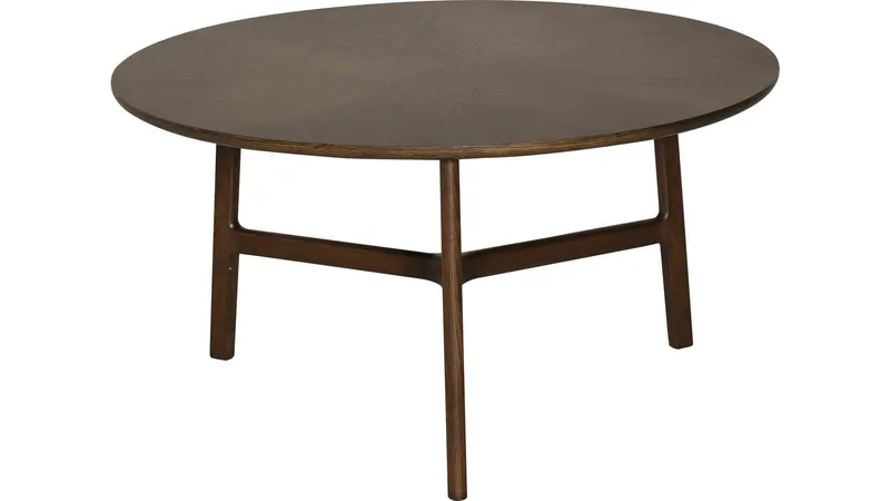 Sofabord Älvros 85 cm - Brunlakeret eg - Møbler - Borde - Sofabord