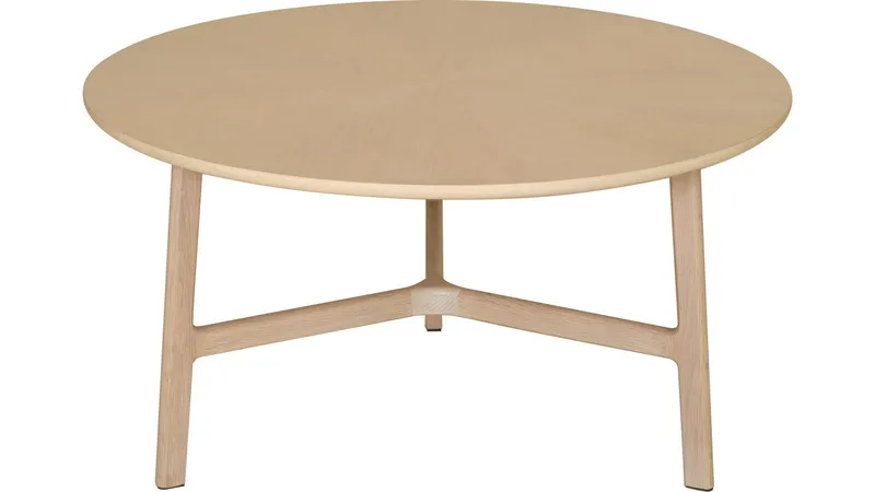 Sofabord Älvros 85 cm - Hvidpigmenteret eg - Møbler - Borde - Sofabord