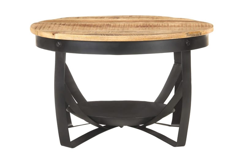 sofabord Ø68x43 cm ru mangotræ - Brun - Møbler - Borde - Sofabord