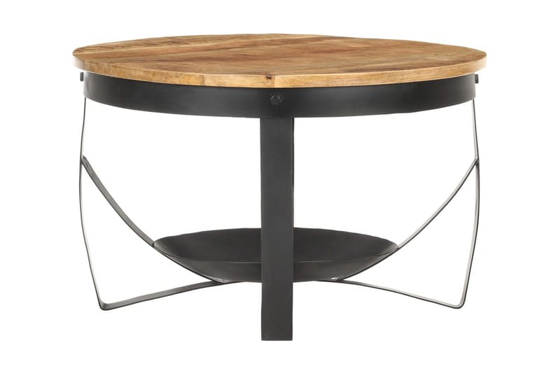 sofabord Ø68x43 cm ru mangotræ - Brun - Møbler - Borde - Sofabord